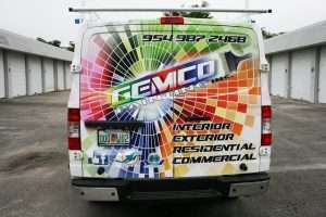 Hollywood Florida Nissan NV vehicle wrap
