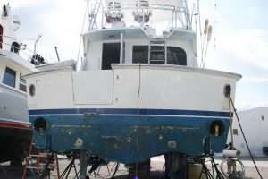 Vinyl Wrapped Yacht Transom West Palm Beach FL