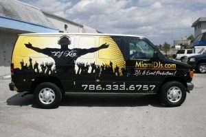 South Beach Miami vehicle wrap