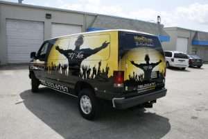 Van wrap South Beach Miami
