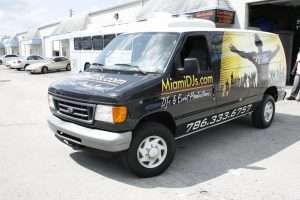 dj car wrap graphic design