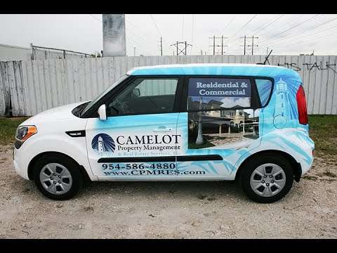 Pompano Beach Kia Soul Car Wrapping, Graphic Design & 3M Preferred Graphic Installation.