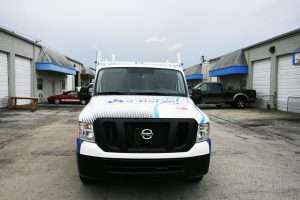 Air Conditioning car wrap Delray Beach Florida