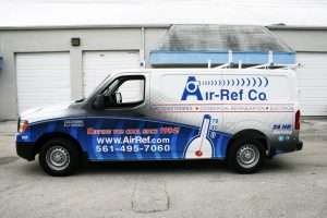 HVAC vehicle wrap Delray Beach Florida