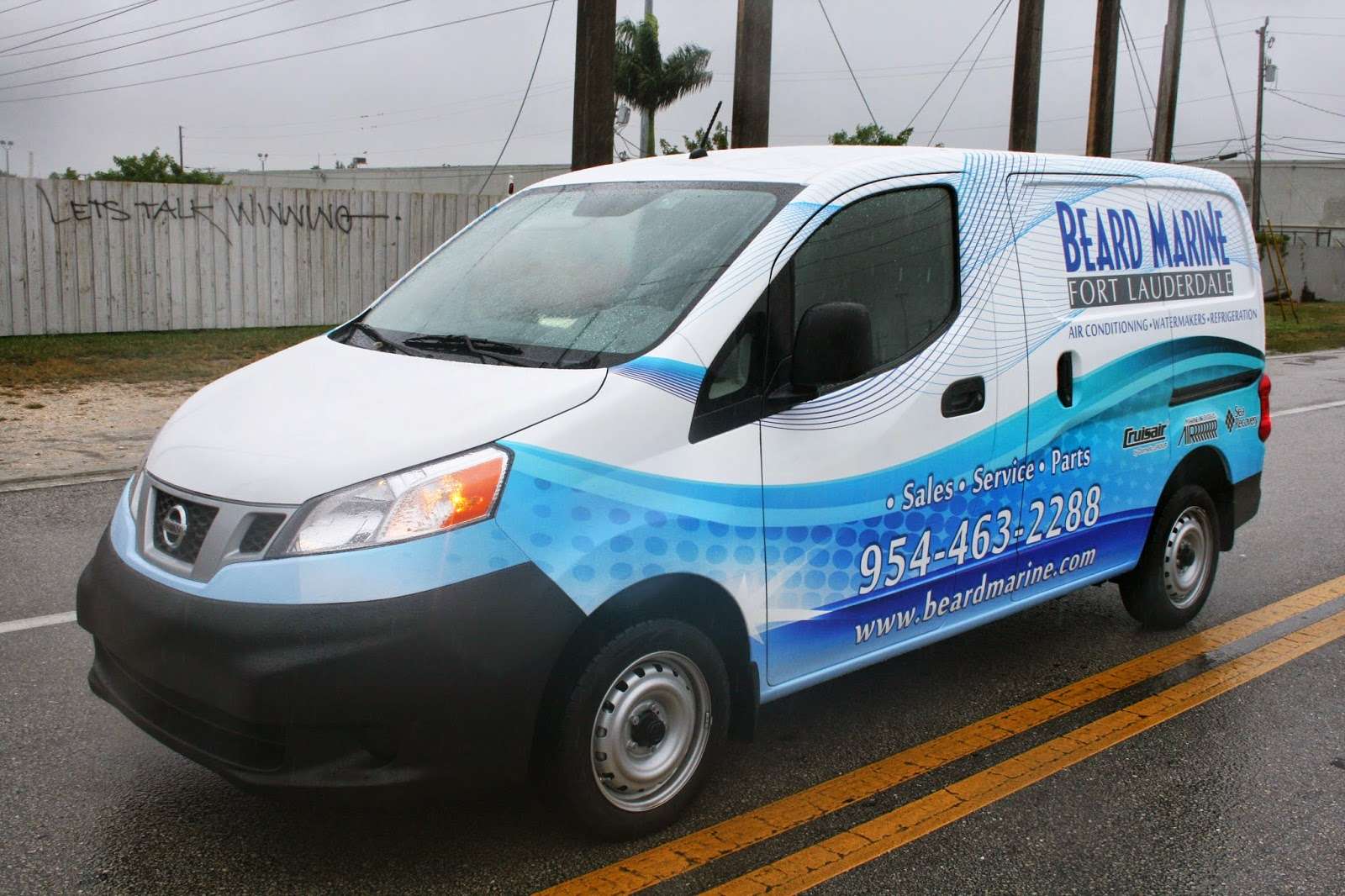 Davie Florida Nissan NV 200 Commercial Cargo Van Wraps | 3M Certified Installer Car Wrap Solutions