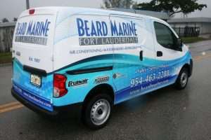Nissan NV 200 vinyl wrap Davie Florida