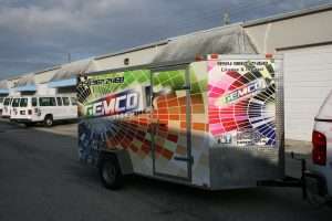 trailer vinyl wrapping Hollywood Florida