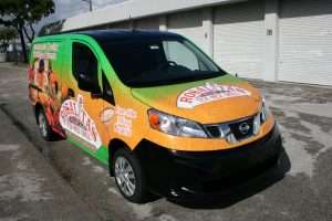 West Palm Beach Nissan NV 200 van wrap