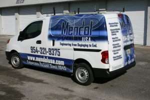 City Express vinyl van wrap Davie Florida