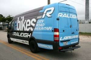 Sprinter van vinyl wrap Mami Florida