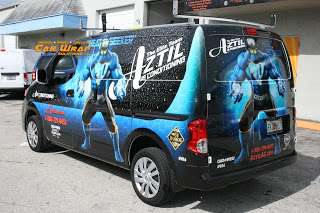 Air Conditioning Company Car Wrap Design & Digital Print West Palm Beach Florida