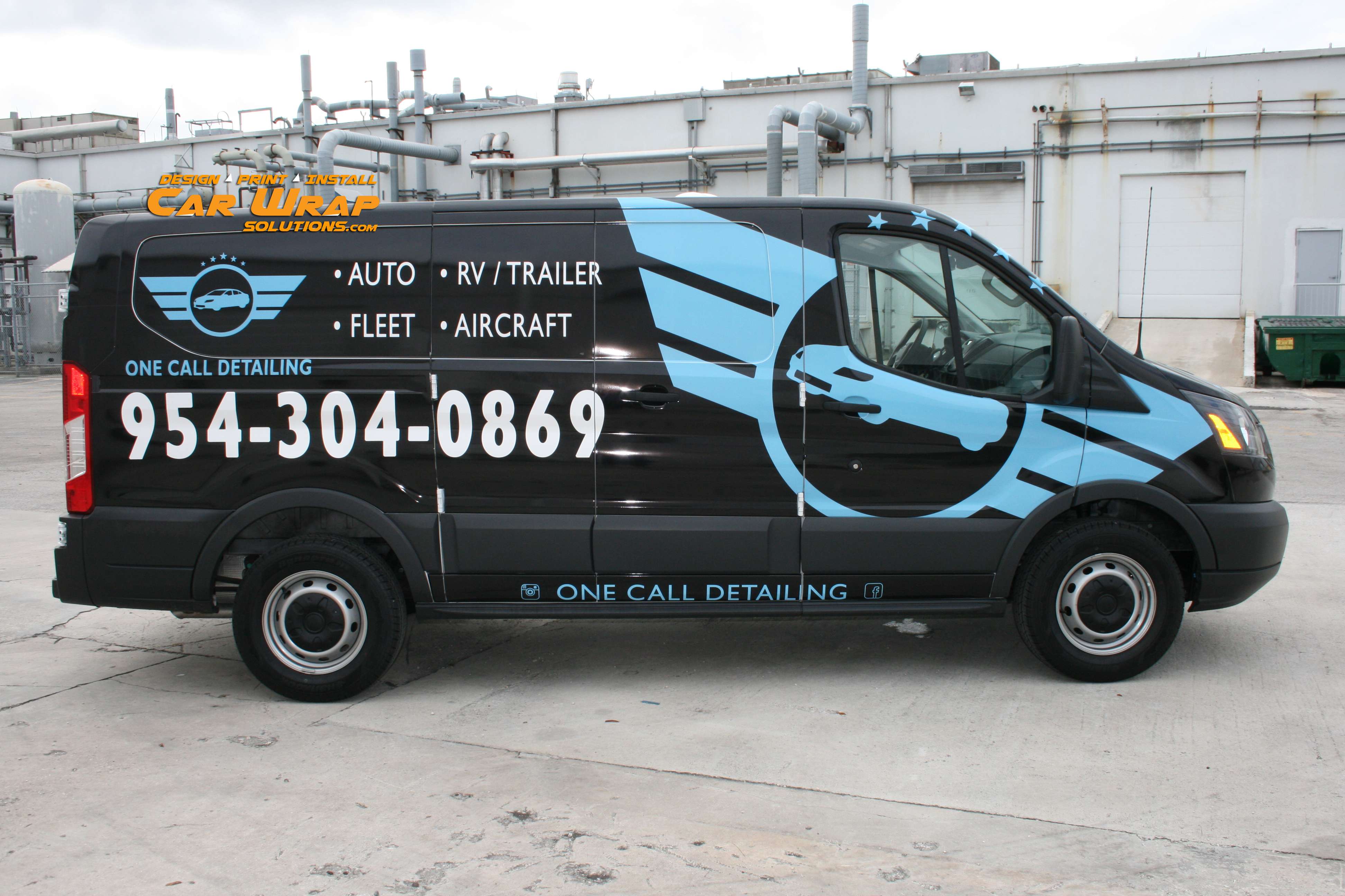 Ford Transit Van Local Small Business Wrap Advertising Boca Raton Florida